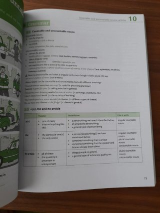 Grammar and vocabulary for First