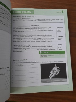 Grammar and vocabulary for First