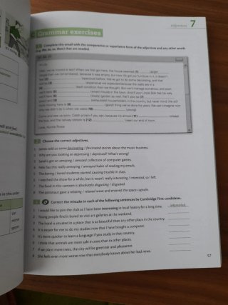 Grammar and vocabulary for First