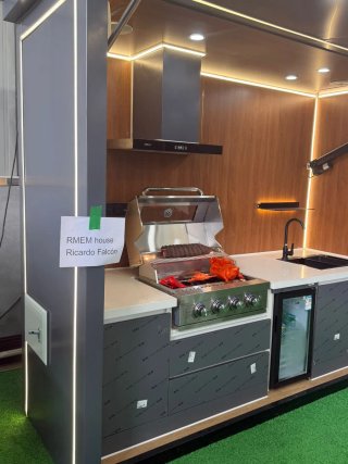 Barbacoa exterior modular