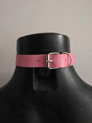 Collare choker collana catene borchie techno festa