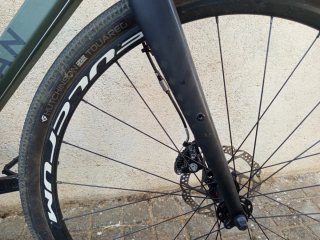 Bicicleta Gravel Triban mejorada