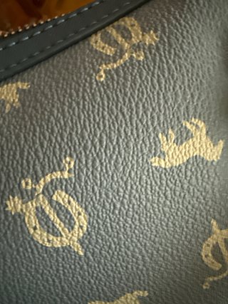 Bolso El Caballo azul y beige