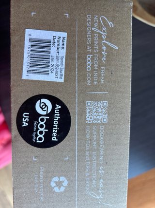 Fular portabebés de bambú marca Boba - Como nuevo