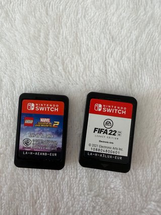 2 Juegos Nintendo Switch: LEGO Marvel y FIFA 22