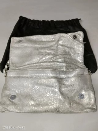 Pochette Tosca Blu Argento