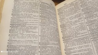 Pequeño diccionario 1880 castellano.