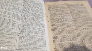 Pequeño diccionario 1880 castellano.