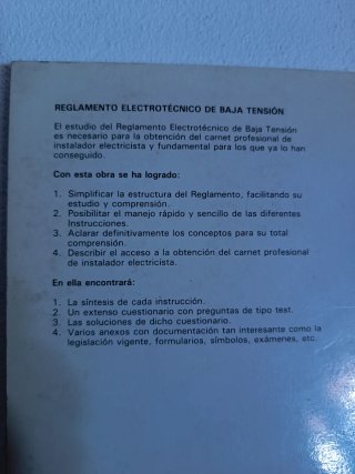 REGLAMENTO ELECTROTECNICO BAJA TENSION