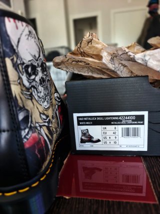 Dr. Martens x Metallica Botas Talla 42