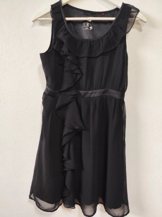 Vestido Esprit fiesta negro talla grande