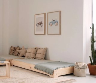 Cama LUFE Montessori Madera Natural
