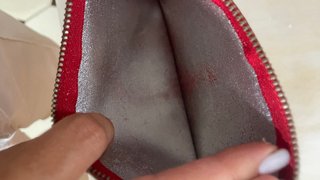 Pochette Fendi Pelle Rossa