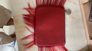 Pochette Fendi Pelle Rossa