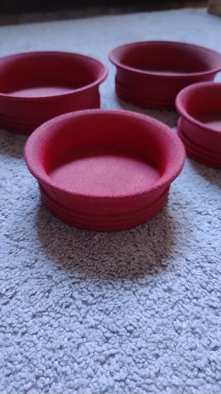 Vasi in terracotta rossi