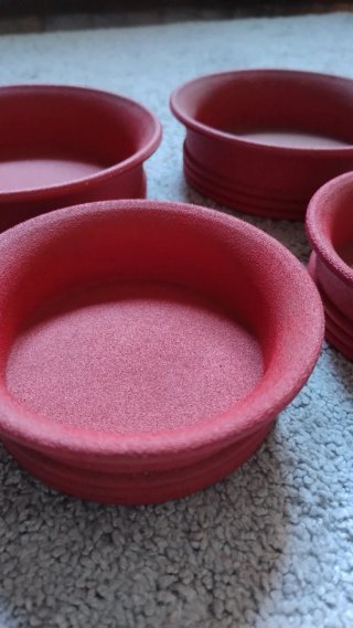 Vasi in terracotta rossi