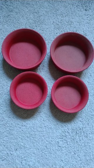 Vasi in terracotta rossi