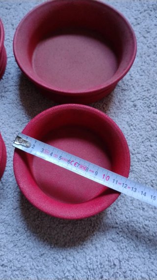 Vasi in terracotta rossi