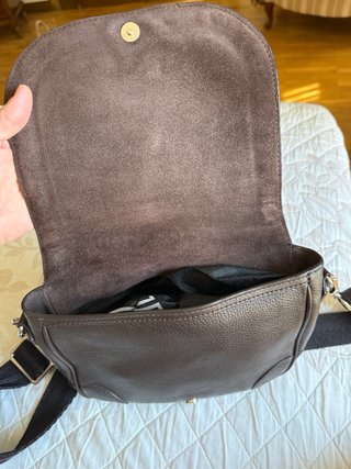 Bolso Purificación García piel marrón