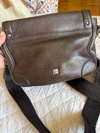 Bolso Purificación García piel marrón