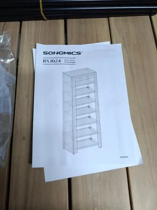 SONGMICS Zapatero, 7 Niveles, Zapatero de Entrada