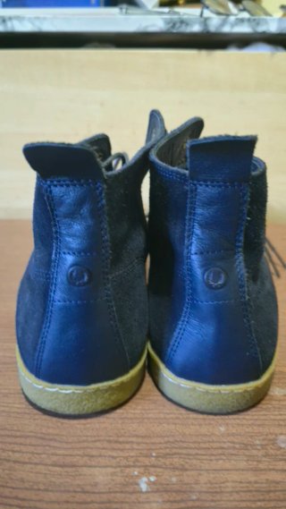Botines Fred Perry Ante Azul Marino Talla 43