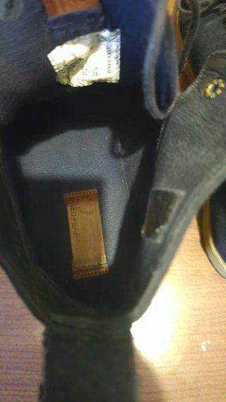 Botines Fred Perry Ante Azul Marino Talla 43