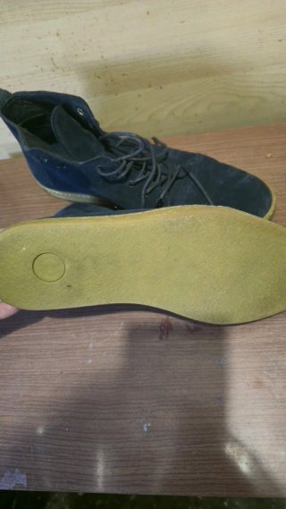 Botines Fred Perry Ante Azul Marino Talla 43