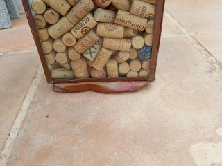 Farola Vintage Cobre y Cristal