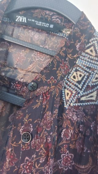 Camisa Zara Estampada