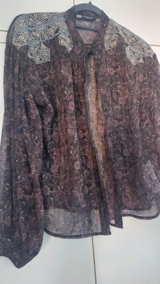 Camisa Zara Estampada