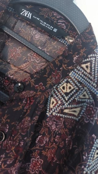 Camisa Zara Estampada