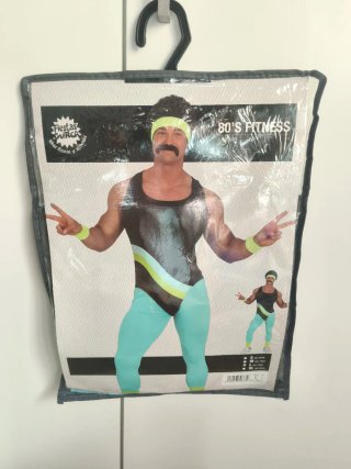 Disfraz Jumpsuit Fitness 80s Fiestas Guirca