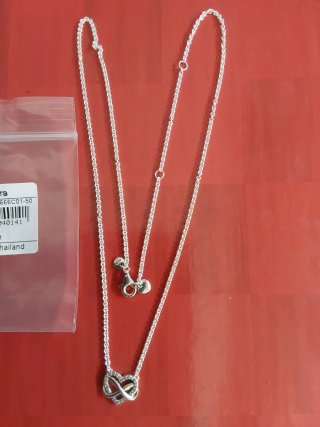 Collar Pandora Corazón Infinito Plata ORIGINAL