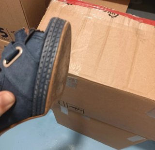 Zapatos de tacón azul talla 38