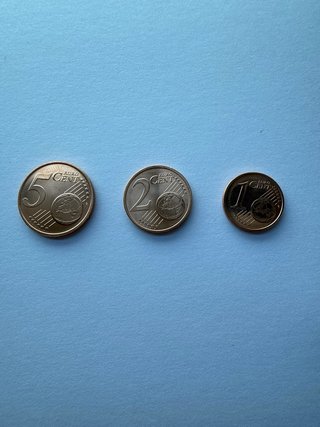Trio Monedas España 2015 (1, 2, 5 Céntimos)