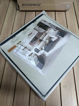 SONGMICS Banco de 38 cm con almacenamiento