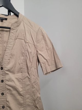 Vestido beige Claudia Sträter