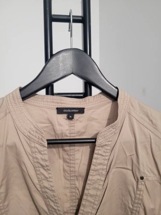 Vestido beige Claudia Sträter