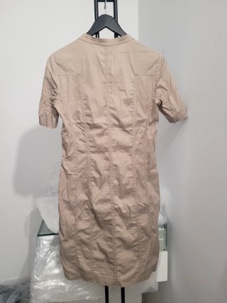 Vestido beige Claudia Sträter