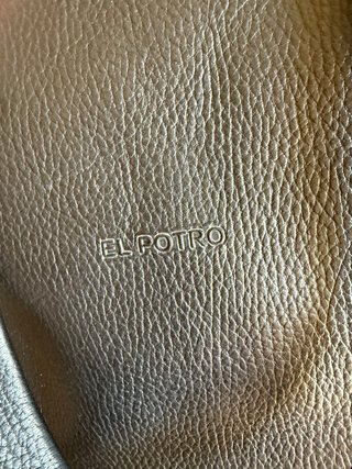 Bolso de mano/hombro El Potro piel negro