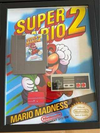 Cuadro Super Mario Bros 2 NES Nintendo