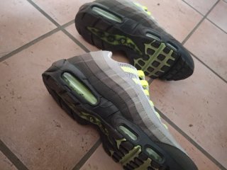 Nike Air Max 95 Scarpe Grigio Giallo