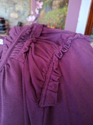 Blusa Violeta de mangas larga