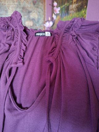 Blusa Violeta de mangas larga