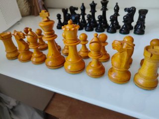 Set Piezas Ajedrez Madera