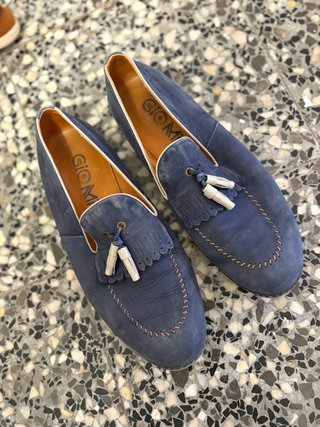 Mocasines Giom Azul Marino Hombre