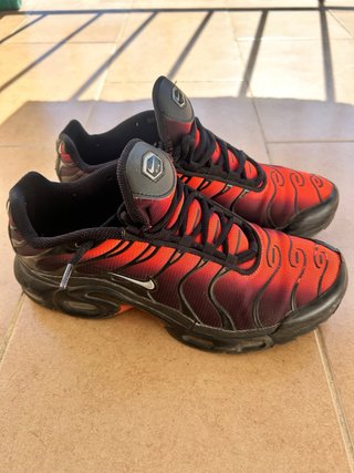 Zapatillas Nike TN Hombre Negras Rojas