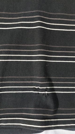 Camiseta Nike Rayas Negras y Blancas