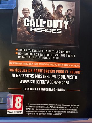 Call of Duty: Black Ops III PS4